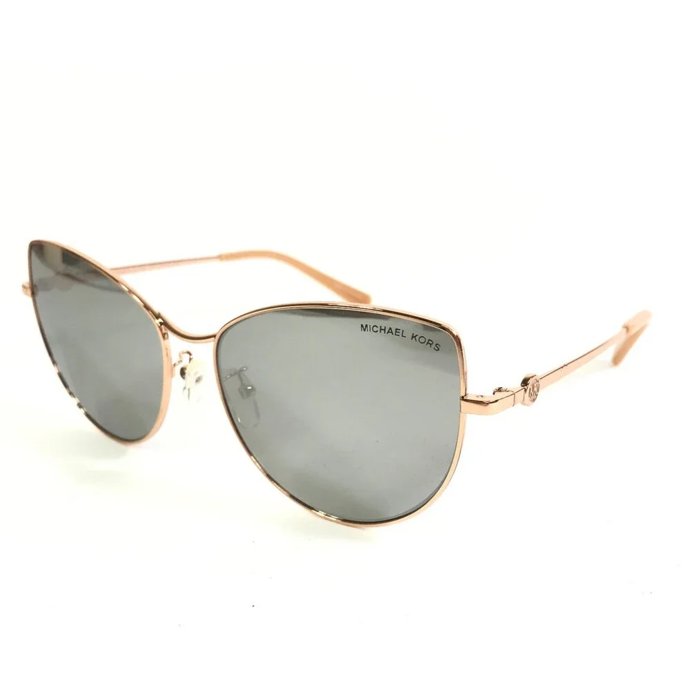 Michael Kors Sunglasses MK1062 La Paz 11086G Rose Gold Cat Eye with Gray Lenses